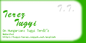 terez tugyi business card